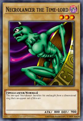 Necrolancer the Time-lord Yu-Gi-Oh card