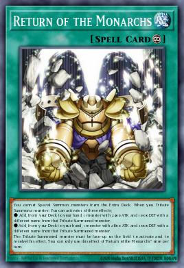 Return of the Monarchs Yu-Gi-Oh card