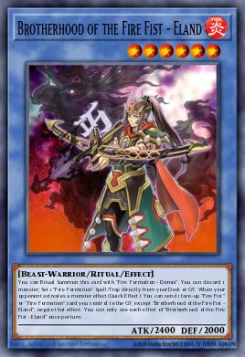 Brotherhood of the Fire Fist - Eland Yu-Gi-Oh card