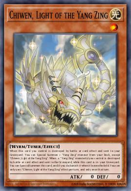 Chiwen, Light of the Yang Zing Yu-Gi-Oh card