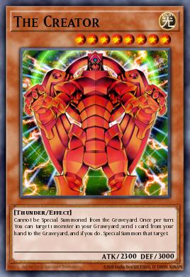 The Creator Yu-Gi-Oh card
