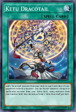 Ketu Dracotail Yu-Gi-Oh card