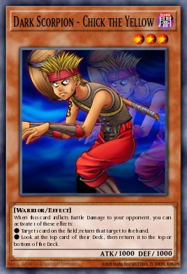Dark Scorpion - Chick the Yellow Yu-Gi-Oh card