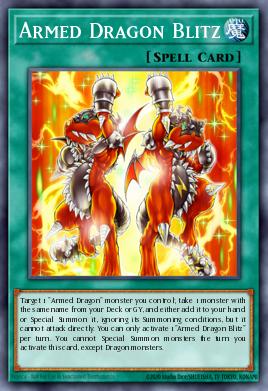 Armed Dragon Blitz Yu-Gi-Oh card