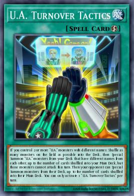 U.A. Turnover Tactics Yu-Gi-Oh card