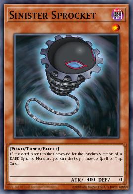 Sinister Sprocket Yu-Gi-Oh card