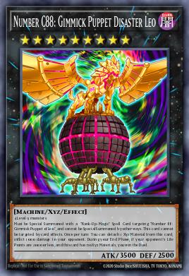 Number C88: Gimmick Puppet Disaster Leo Yu-Gi-Oh card