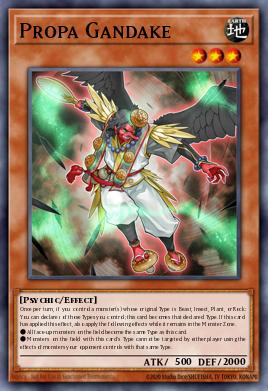 Propa Gandake Yu-Gi-Oh card