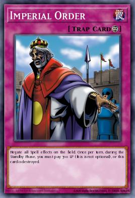 Imperial Order Yu-Gi-Oh card
