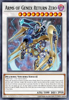 Arms of Genex Return Zero Yu-Gi-Oh card