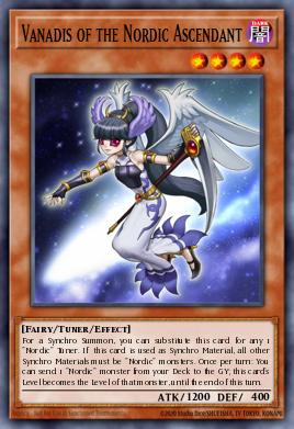 Vanadis of the Nordic Ascendant Yu-Gi-Oh card