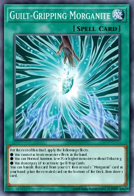 Guilt-Gripping Morganite Yu-Gi-Oh card