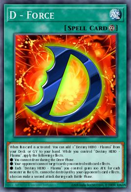 D - Force Yu-Gi-Oh card