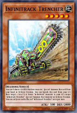 Infinitrack Trencher Yu-Gi-Oh card