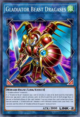 Gladiator Beast Dragases Yu-Gi-Oh card