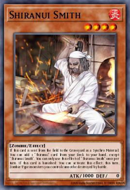 Shiranui Smith Yu-Gi-Oh card