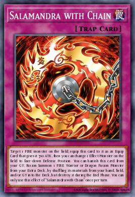 Salamandra with Chain Yu-Gi-Oh card