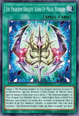 The Phantom Knights' Rank-Up-Magic Requiem Yu-Gi-Oh card