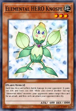 Elemental HERO Knospe Yu-Gi-Oh card