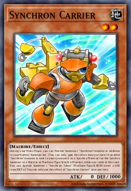 Synchron Carrier Yu-Gi-Oh card