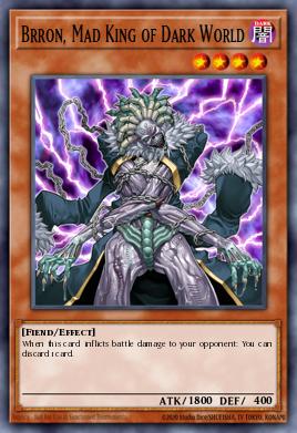 Brron, Mad King of Dark World Yu-Gi-Oh card