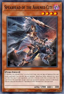 Spearhead of the Ashened City Yu-Gi-Oh card