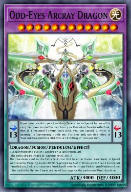 Odd-Eyes Arcray Dragon Yu-Gi-Oh card