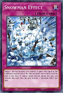 Snowman Effect Yu-Gi-Oh card