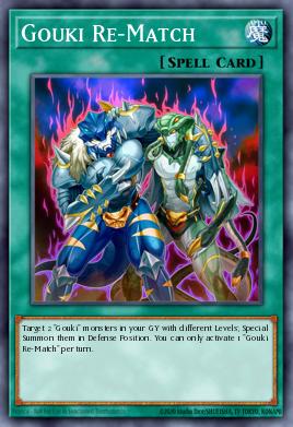 Gouki Re-Match Yu-Gi-Oh card