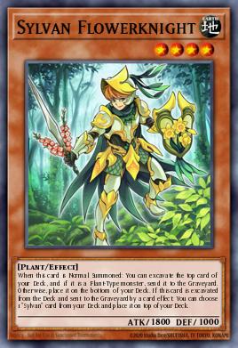 Sylvan Flowerknight Yu-Gi-Oh card