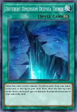 Different Dimension Deepsea Trench Yu-Gi-Oh card