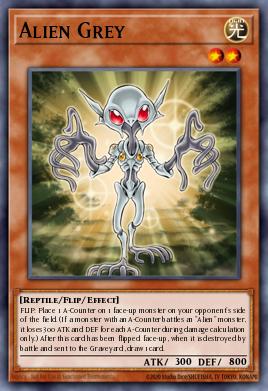 Alien Grey Yu-Gi-Oh card