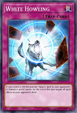White Howling Yu-Gi-Oh card