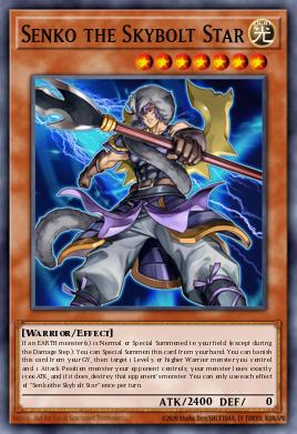Senko the Skybolt Star Yu-Gi-Oh card