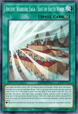 Ancient Warriors Saga - East-by-South Winds Yu-Gi-Oh card
