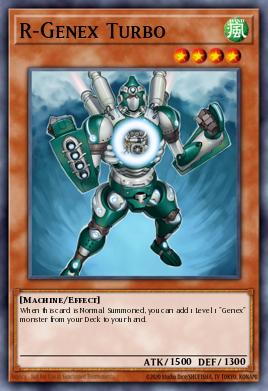R-Genex Turbo Yu-Gi-Oh card