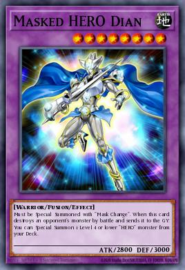 Masked HERO Dian Yu-Gi-Oh card