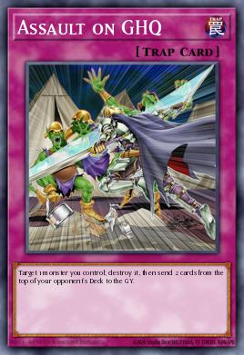 Assault on GHQ Yu-Gi-Oh card