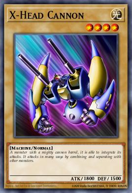 X-Head Cannon Yu-Gi-Oh card