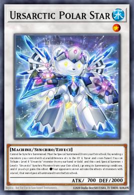 Ursarctic Polar Star Yu-Gi-Oh card
