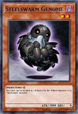 Steelswarm Genome Yu-Gi-Oh card