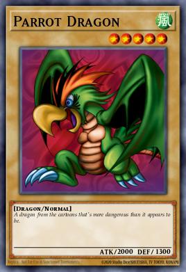Parrot Dragon Yu-Gi-Oh card