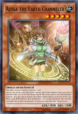 Aussa the Earth Channeler Yu-Gi-Oh card
