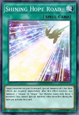 Shining Hope Road Yu-Gi-Oh card