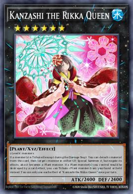 Kanzashi the Rikka Queen Yu-Gi-Oh card
