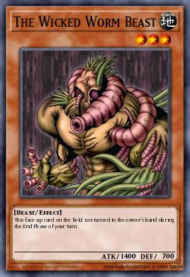 The Wicked Worm Beast Yu-Gi-Oh card