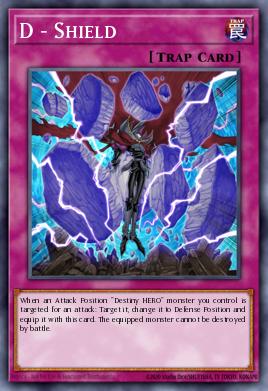 D - Shield Yu-Gi-Oh card