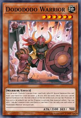 Dodododo Warrior Yu-Gi-Oh card