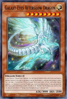 Galaxy-Eyes Afterglow Dragon Yu-Gi-Oh card