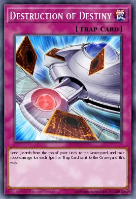 Destruction of Destiny Yu-Gi-Oh card